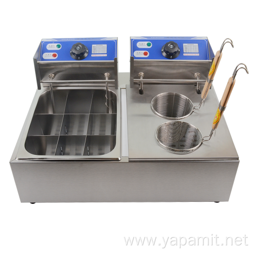 Double Tank Electric Deep Fryer